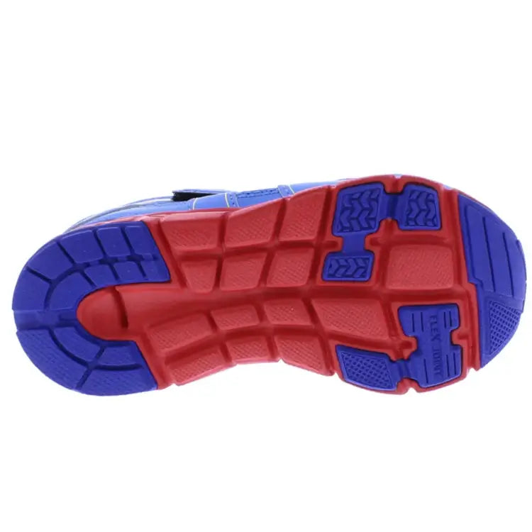 Tsukihoshi Velocity Boys Running Shoes-Blue Red | Lightweight, Machine Washable Sneakers for Kids & Toddlers