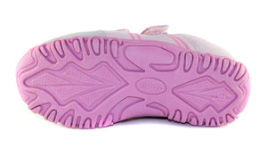 D.D. Step Little Kid Girl Waterproof Double Strap Shoes Light Pink - Supportive Leather From Europe Kids Orthopedic - shoekid.ca