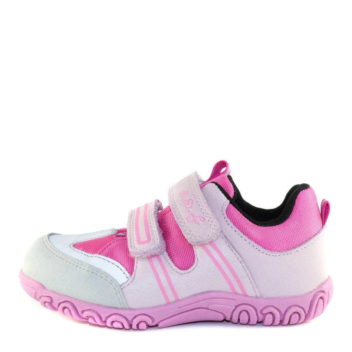 D.D. Step Little Kid Girl Waterproof Double Strap Shoes Light Pink - Supportive Leather From Europe Kids Orthopedic - shoekid.ca