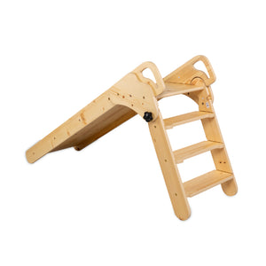 TIPPYTOE Wonderland: Foldable Pikler Ladder & Slide in Timeless Scandinavian Style - A Joyful, Safe Adventure in Your Playroom - shoekid.ca