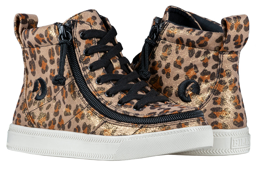 Leopard Shimmer BILLY Classic Lace Highs -Shoekid.ca