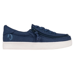 Kid's Navy BILLY Sustainable Lace Lows -Shoekid.ca