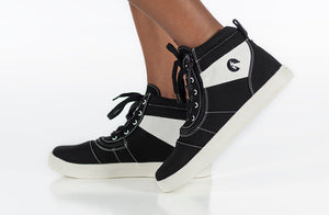 Black BILLY Street Short Wrap High Tops -Shoekid.ca