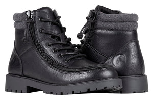 Kid's Black BILLY Lugs -Shoekid.ca