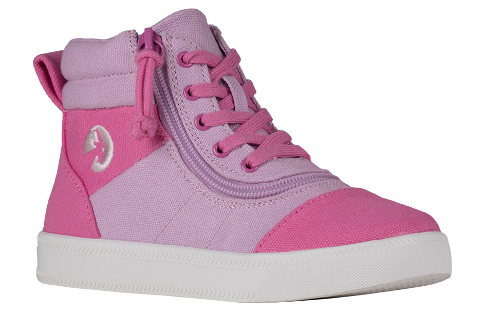 Pink/Pink BILLY Street Short Wrap High Tops -Shoekid.ca