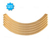 TippyToe (5 pack) Kids Balance Board Wooden Wobble Board, Toddler, Yoga Curvy Board, Rocker Board Natural Wood for Kids,Adults - shoekid.ca