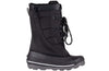 Black BILLY Ice Winter Boots for diabetics, plantar fasciitis, bunions, wide feet, extra wide feet, wheelchair use, orthotics.