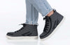 Billy Charcoal/Black BILLY CS 1.0 Sneaker High Tops with laces and zipper, kids&#39; shoes for easy on and off, functional and fashionable design.