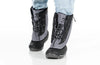 Black/Grey BILLY Ice II Winter Boots for diabetes, plantar fasciitis, bunions, wide feet, extra-wide, wheelchair, orthotics use.