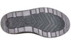 Non-slip sole of Black BILLY Ice Winter Boots, designed for diabetic, plantar fasciitis, bunions, wide feet, and orthotics use.