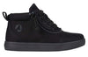 Black BILLY D|R Short Wrap High Tops with laces and zipper, functional and fashionable kids shoes for easy on and off.