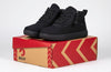Black to the Floor BILLY D|R Short Wrap High Tops with laces and zipper on box, easy on/off for toddlers and kids, stylish shoe