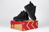 Black to the Floor BILLY DR high tops on box, easy on and off kids shoes with laces and zipper, functional and fashionable.