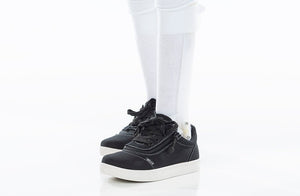 Black/White BILLY D|R Short Wrap Low Tops -Shoekid.ca