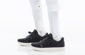 Black/White BILLY D|R Short Wrap Low Tops -Shoekid.ca