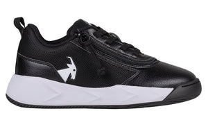 Black/White BILLY Sport Court Athletic Sneakers -Shoekid.ca