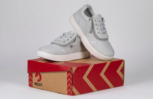 Grey BILLY D|R Short Wrap Low Tops -Shoekid.ca