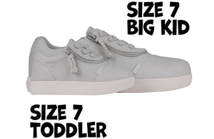 Grey BILLY D|R Short Wrap Low Tops -Shoekid.ca