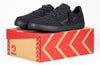 Men&#39;s Black Billy CS 1.0 Sneaker Low Tops on box; shoes for diabetes, plantar fasciitis, bunions, wide feet, orthotics, and wheelchair use.