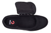 Men&#39;s Black BILLY CS Sneaker Low Top, features easy Step-In zip design, suited for diabetes, plantar fasciitis, and orthotics.