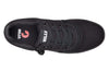 Men&#39;s black BILLY sneaker low tops with canvas upper, rubber outsole, designed for diabetes, plantar fasciitis, wide feet.
