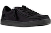 Men&#39;s black canvas shoes for diabetes, plantar fasciitis, bunions, wide feet, wheelchair use, and orthotics.