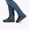 Men&#39;s Black to the Floor Leather BILLY Comfort Plush -Shoekid.ca