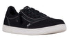 Men&#39;s Black/White Stitch BILLY Sneaker Low Tops, ideal shoes for diabetes, plantar fasciitis, bunions, wide feet, orthotics, and more.