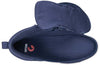 Men&#39;s Navy/White BILLY CS 2.0 High Tops with zipper closure, ideal shoes for diabetes, plantar fasciitis, bunions, and wheelchair use.