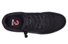 Men&#39;s Black BILLY CS 1.0 Low Top Sneaker with zipper, ideal for diabetes, plantar fasciitis, bunions, wide feet, and orthotics.
