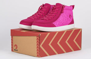 Pink Print BILLY Classic D|R High Tops -Shoekid.ca