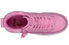 Top view of Pink Tie Dye BILLY Street High Tops with laces and wraparound zipper, made for easy on and off for toddlers and big kids.