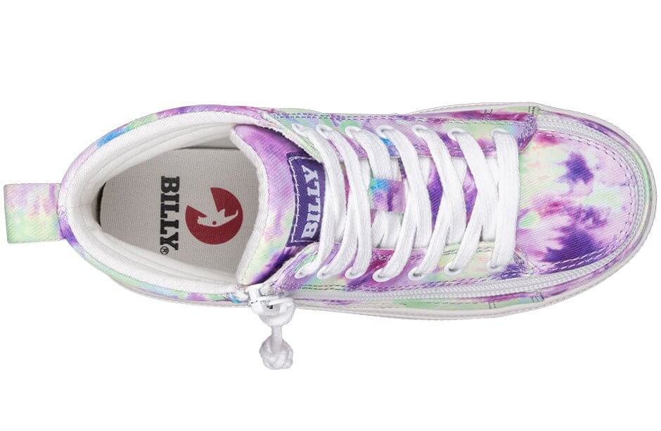 Purple Watercolor BILLY CS High Tops 2.0 -Shoekid.ca