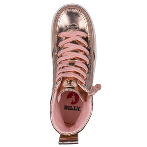 Rose Gold BILLY Quilt High Tops -Shoekid.ca