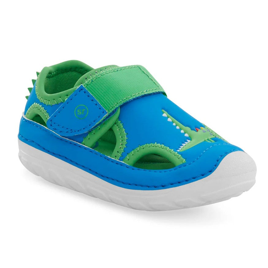 Stride Rite Baby Toddler Splash Blue Green Sandals (Water Friendly) - shoekid.ca
