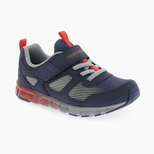 Tsukihoshi Streak boys' running shoe, lightweight, supportive and machine washable