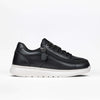 Women&#39;s Black Leather BILLY Comfort Plush -Shoekid.ca