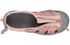 Top view of Women&#39;s Blush BILLY River Sandals with adjustable bungee, ideal for orthopedic needs and AFO compatibility.
