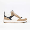 Women&#39;s White/Tan/Black BILLY Comfort Dual Zipper High Top -Shoekid.ca