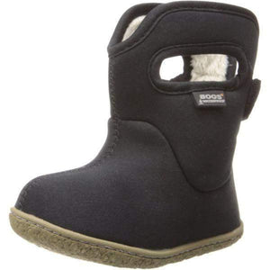 Baby Bogs Solid Black Waterproof Toddler Boots -10C Warm - ShoeKid.ca