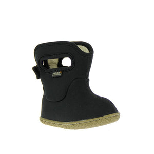 Baby Bogs Solid Black Waterproof Toddler Boots -10C Warm - ShoeKid.ca