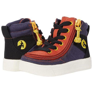 Billy Colorblock Street Kids High Top Adaptable Sneaker (EasyOn) - ShoeKid.ca