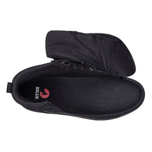 Billy CS Sneaker Kids Black High Top Adaptive Sneaker (EasyOn) - ShoeKid.ca