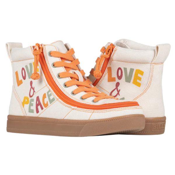 Billy Kid's Love and Peace BILLY Classic Lace High (EasyOn) - ShoeKid.ca