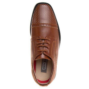 Joseph Allen JA38139B Boys Brown Dress Shoes (Little Kid/Youth) - ShoeKid.ca