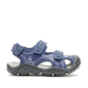 Kamik Seaturtle2 Boys Navy/Marine Water Friendly Sandals - ShoeKid.ca