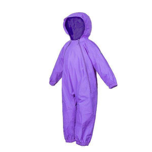 Splashy Kids Rain Suit Purple - 100% Waterproof - ShoeKid.ca