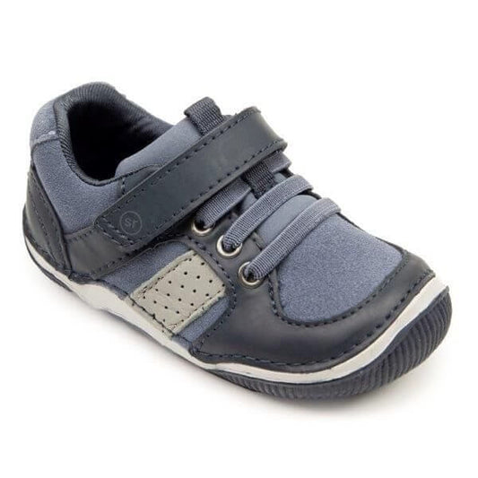 Stride Rite Wes boys' toddler casual shoe in blue leather