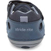 Stride Rite Sonny Boys Soft Motion Baby Toddler Blue Leather Sandals - ShoeKid.ca